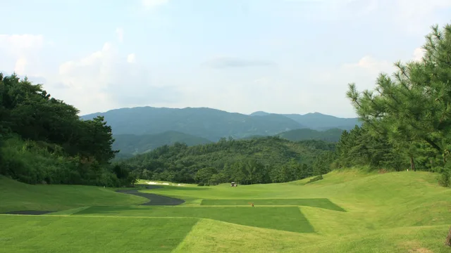 포라이즌CC 시그니처 Sky코스 3번홀 Par3 해발 300m 순천만 다도해 파노라마 시그니처 홀