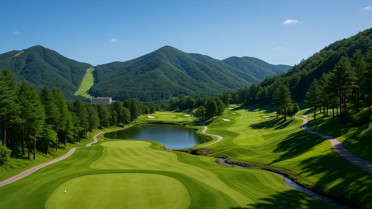 휘닉스파크CC 시그니처홀 5번홀 (Par 3, 185m) 난이도4 코스 공략법