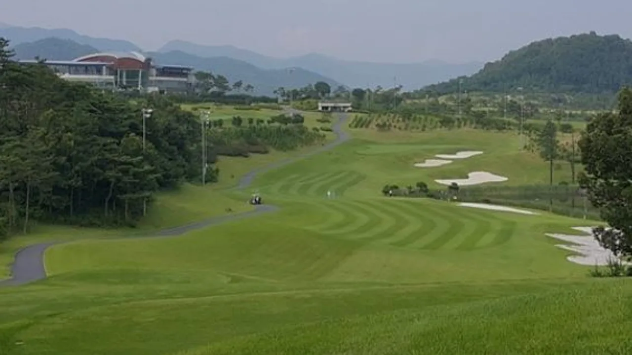 설악썬밸리CC 시그니처홀 7번홀 (Par3, 180야드) 난이도4 코스 공략법