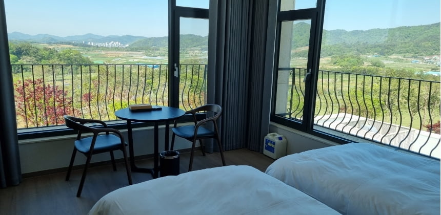 베르힐CC 골프텔 추가 객실 빌라형 4인실 칠성산 호수뷰 1박2일 패키지 숙박